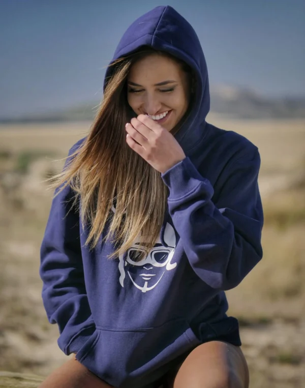 Sudadera azul unisex just weirdo