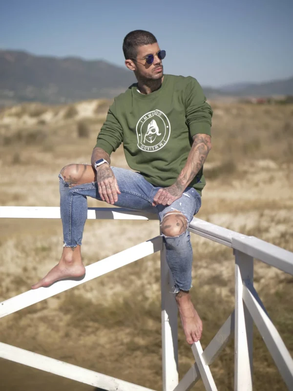 Sudadera verde unisex just weirdo Algeciras