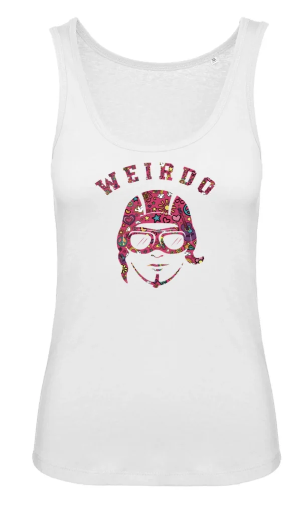 Camiseta sin mangas Just Weirdo chica